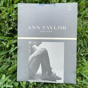 90’s Ann Taylor opaque control top stockings/ tights ink